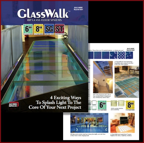 Acme Brick Glass floor brochure 