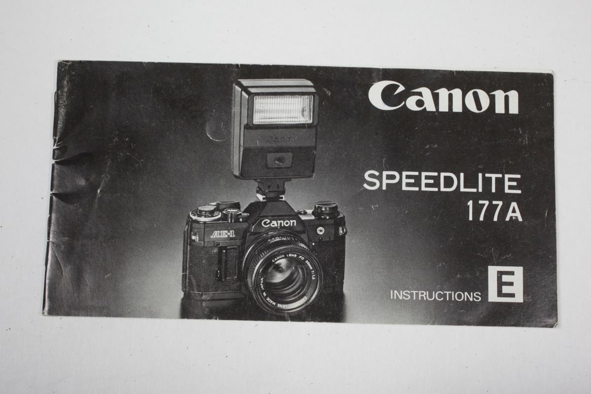 Canon Speedlite 200e Flash User Manual