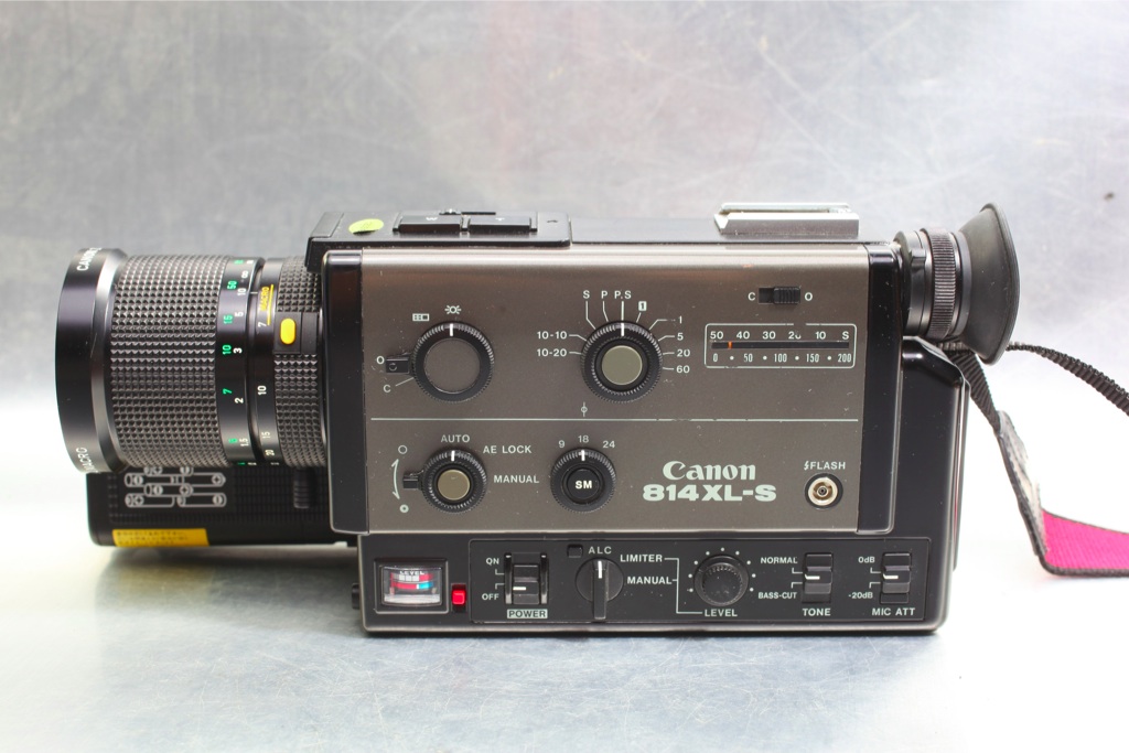 Canon 814XLS Canosound 814 XLS Super 8 Movie Film+C8 Lenses+TM1++SET