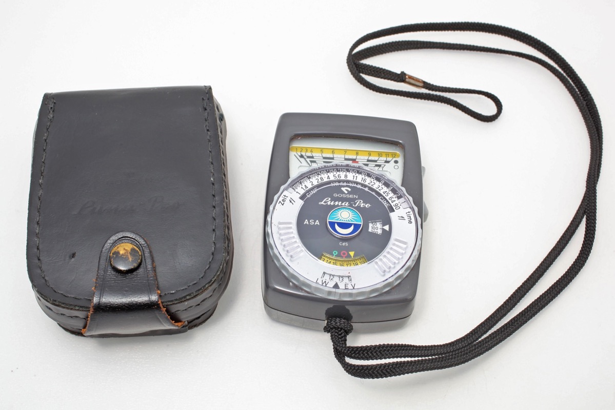 Gossen LunaPro +Reflective/incident/CINE Light meter+Reads 8 hours
