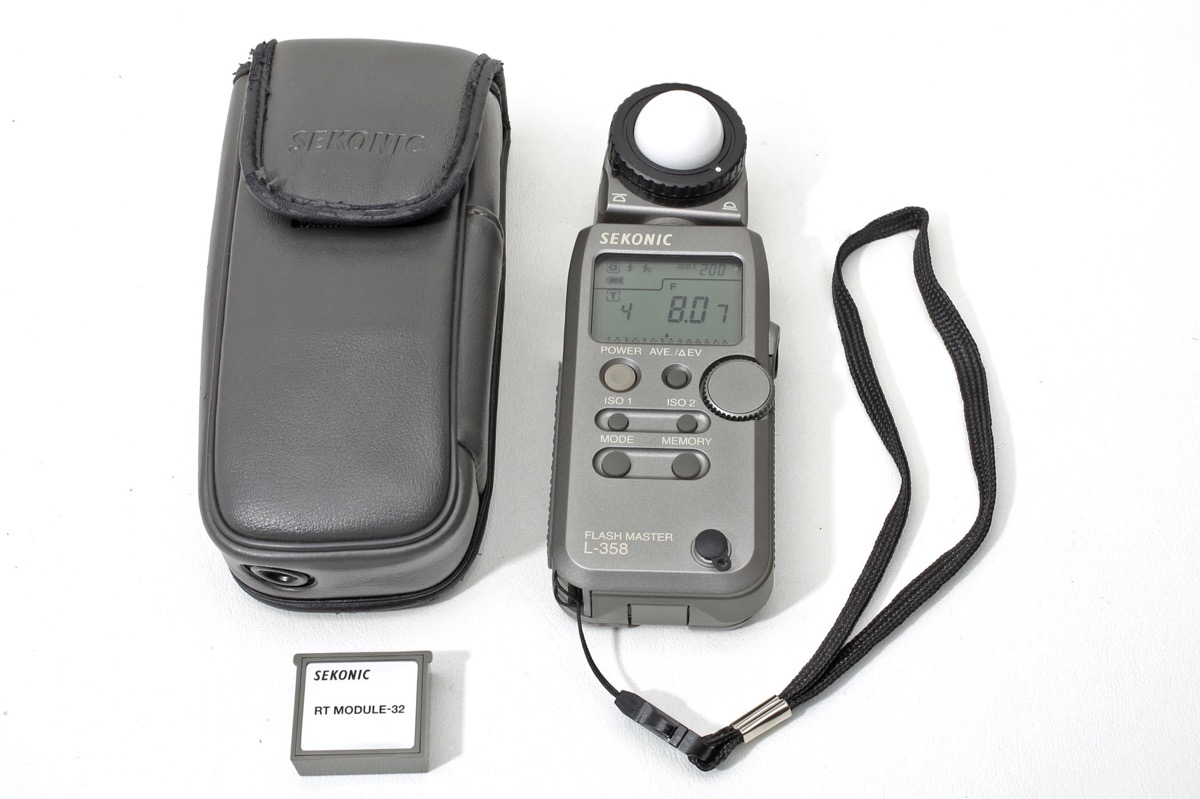 Sekonic L358+Flash/Ambient/Cine/L358 MultiLight Meter+Pocket Wizard