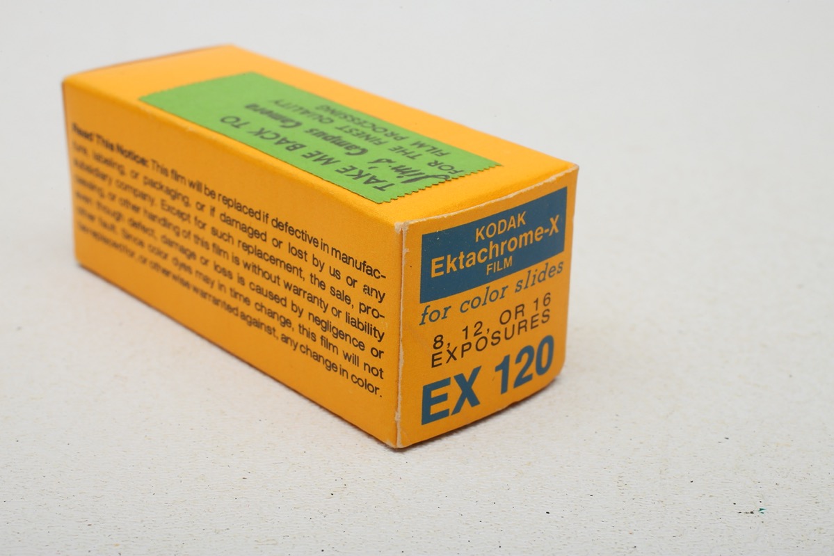 Kodak Ektachrome-X- EX120 64 iso- Color Slide-120 Film-exp Sept