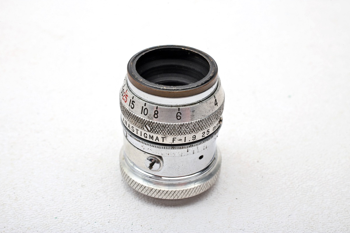 Kodak 25mm f1.9 Anastigmat Cine 25/1.9 C-Mount Prime FAST SWIRL