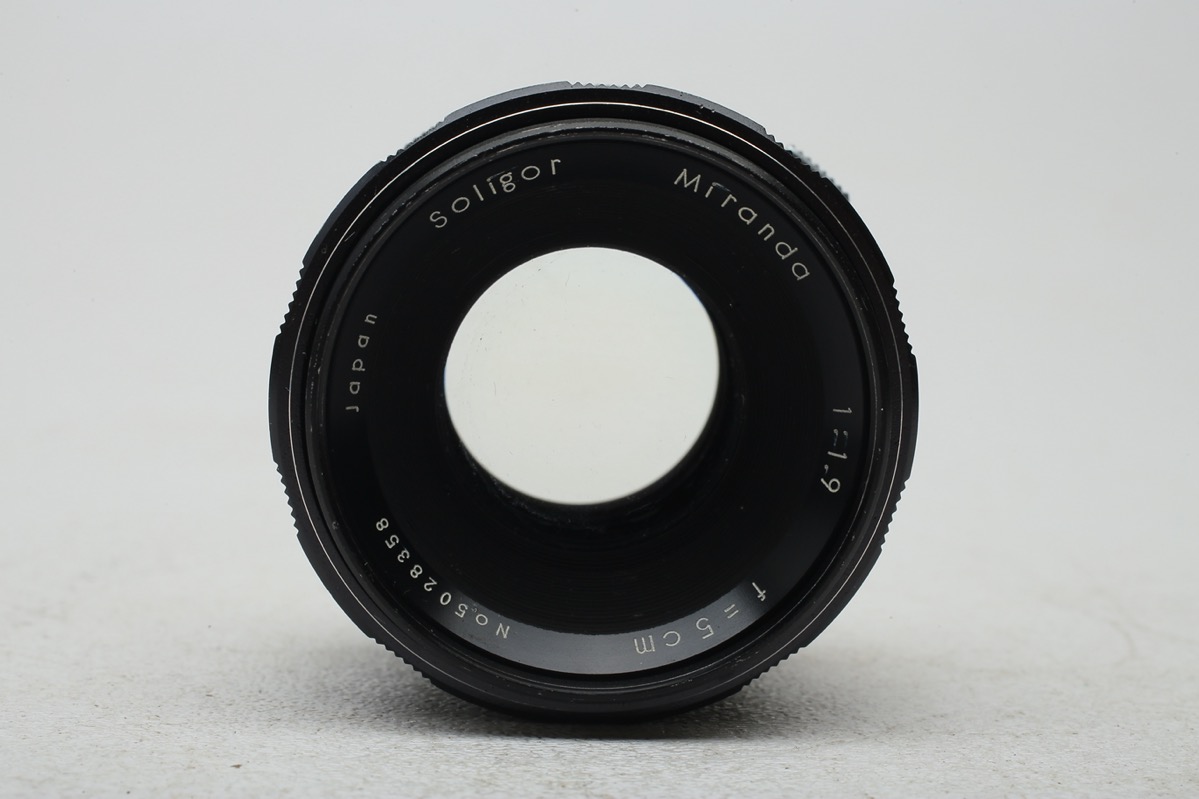 Soligor Miranda 5cm (50mm) f1.9 lens bayonet mount 50/1.9 uncommon