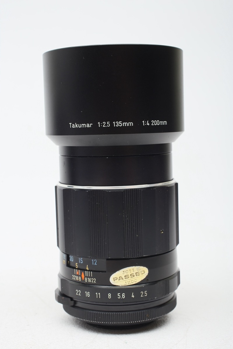 Pentax Super-Takumar 135mm f2.5 lens+135/2.5 Universal Screw