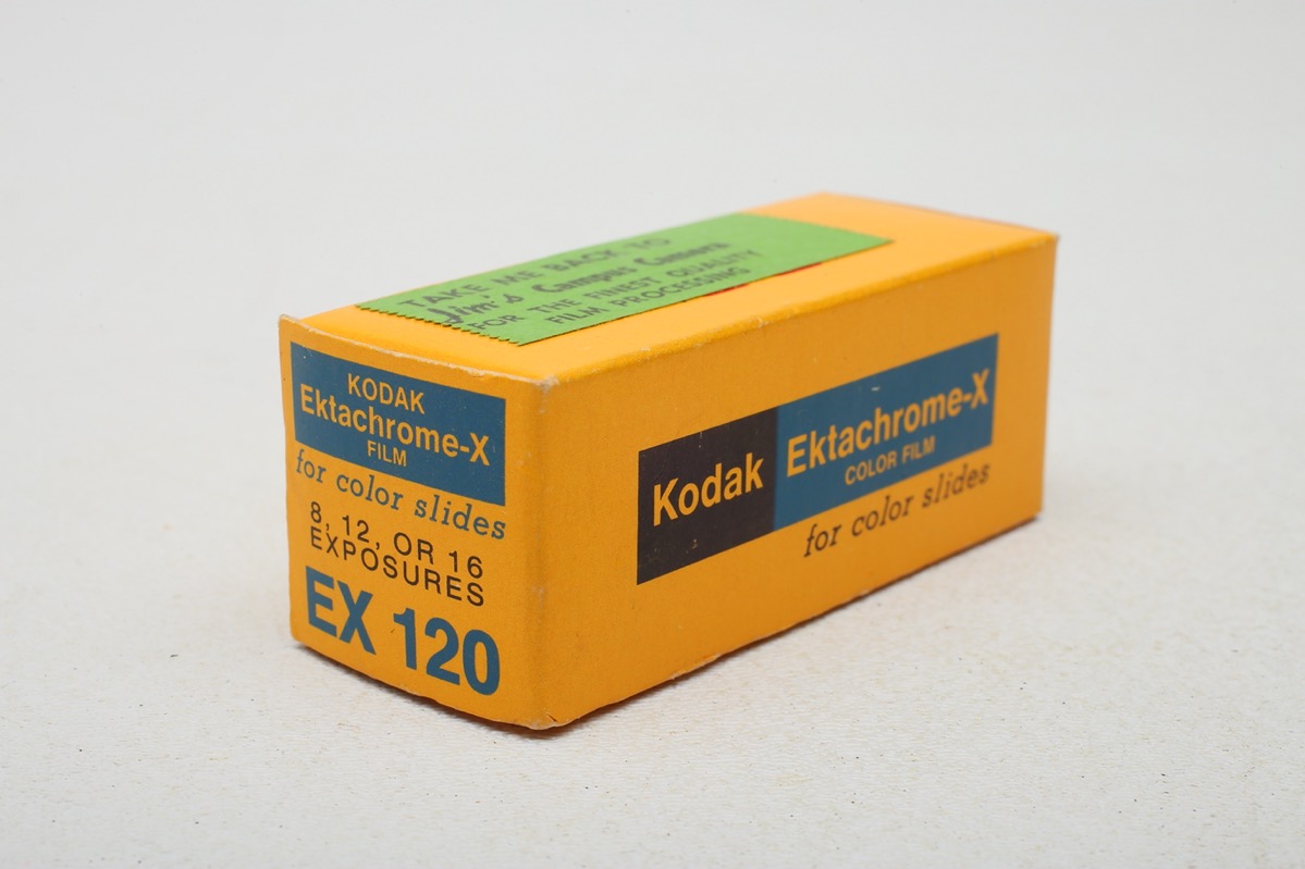 Kodak Ektachrome-X- EX120 64 iso- Color Slide-120 Film-exp Sept
