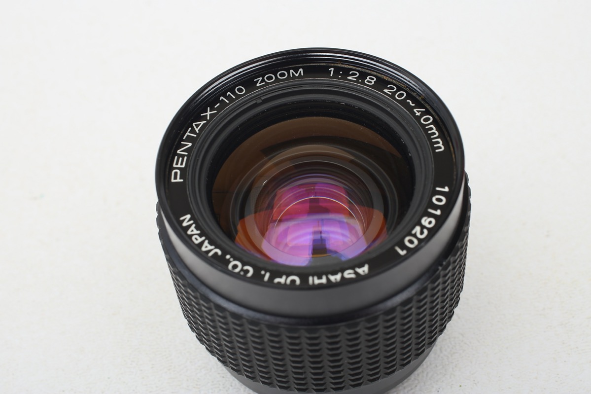 【美品】PENTAX-110 ZOOM 20-40ｍｍ F2.8　動作確認済み PENTAX-110 20-40mm F2.8 Reviews - Auto 110 Zoom Lenses