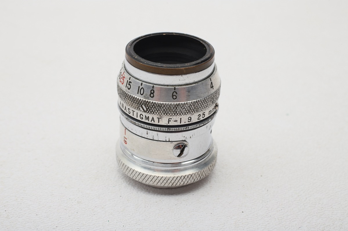 Kodak 25mm f1.9 Anastigmat Cine 25/1.9 C-Mount Prime FAST