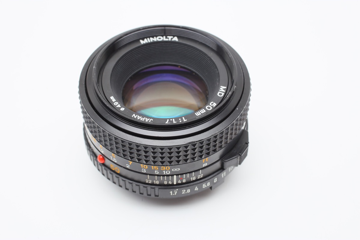 Details about Minolta 50mm f1.7 MD 50/1.7 Manual lens++FAST 50  Prime++Sharp++NICE