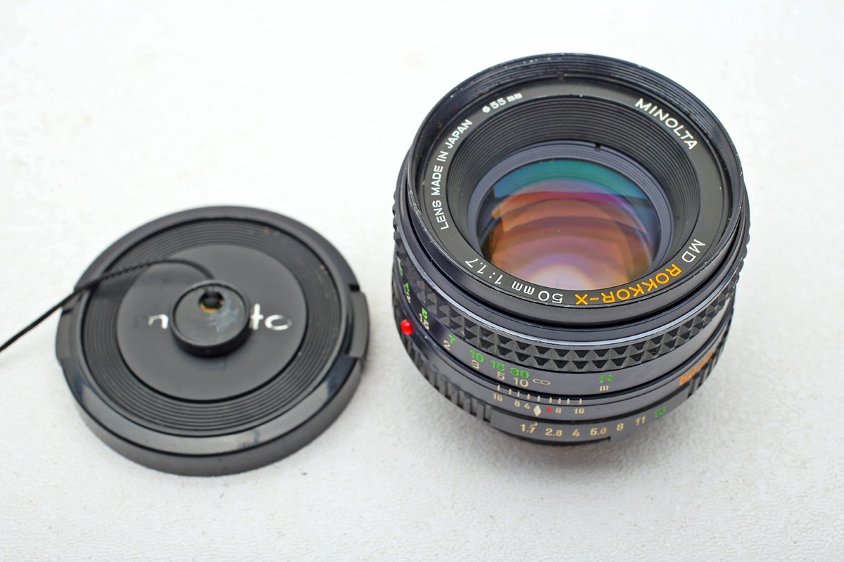 Minolta 50mm f1.7 MD 50/1.7 Manual Prime+FAST 50 Japan MC/ MD