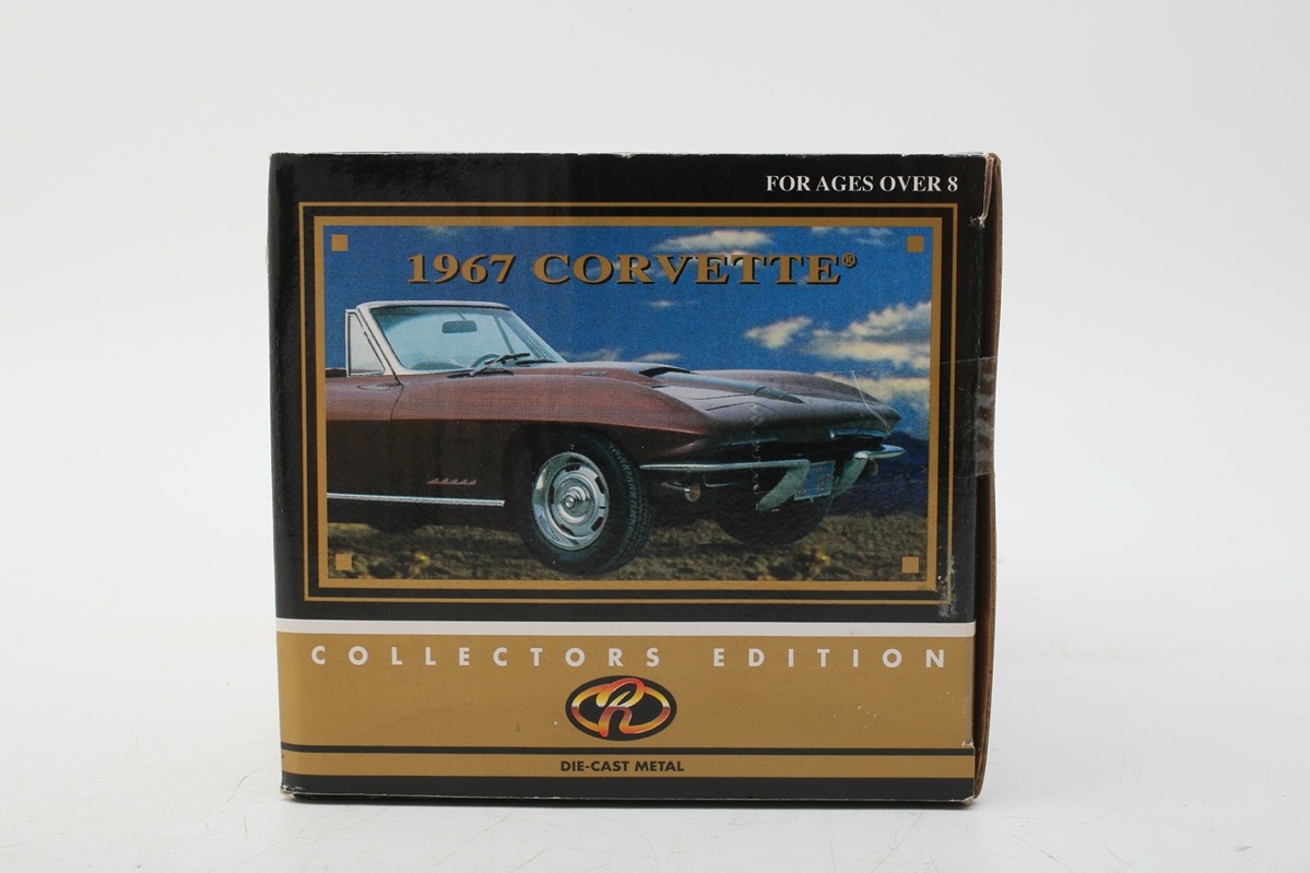 Chevrolet Corvette 1967 Rouge – Modèle 1/24 MotorMax – Neuf, Sortie 2023