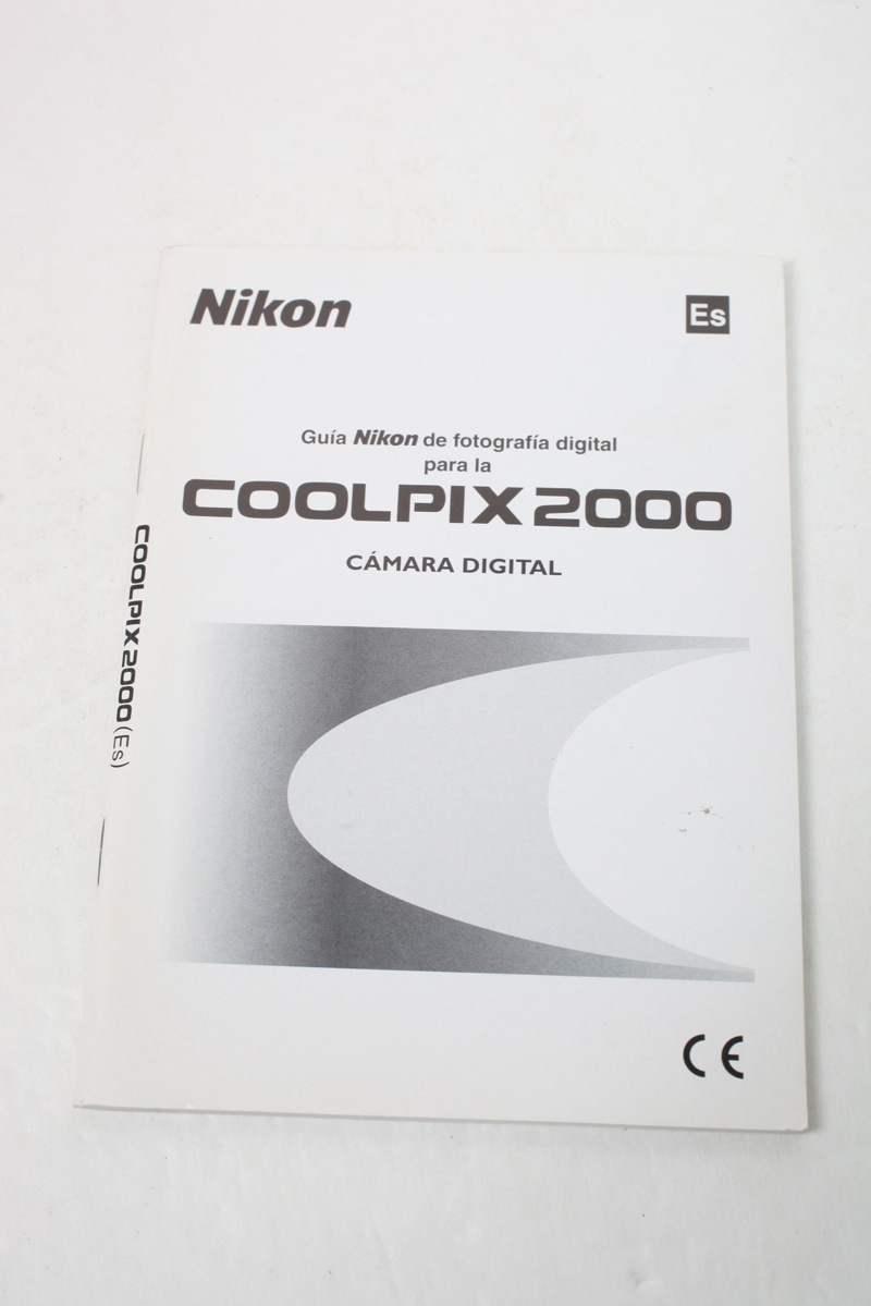 Nikon CoolPix 2000 Digital Camera Instruction Manual+English++Original+NICE