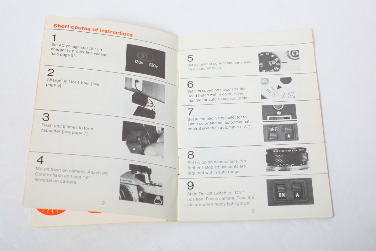 Vivitar Model 292 Electronic Flash Instruction Manual+English+Original